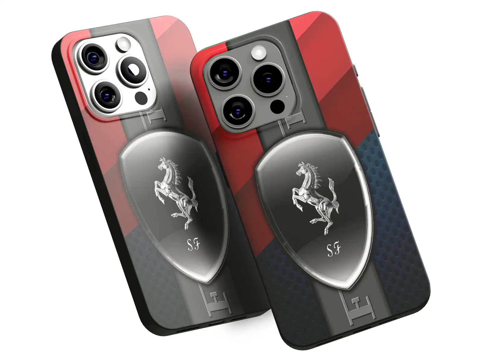 Ferrari Smartphone Silikonhüllen Drift Rennoptik